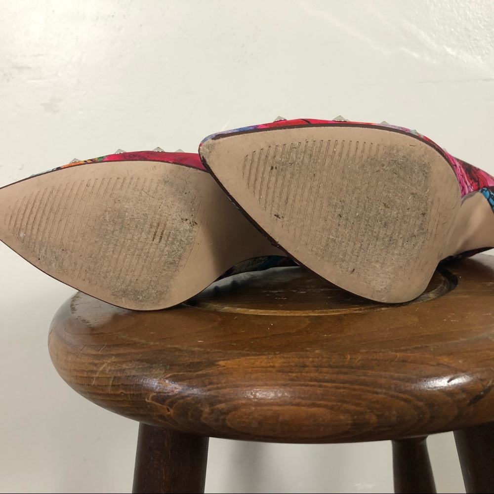 Call it Spring Butterfly Heels w/ Stud Detail - Picture 5 of 7